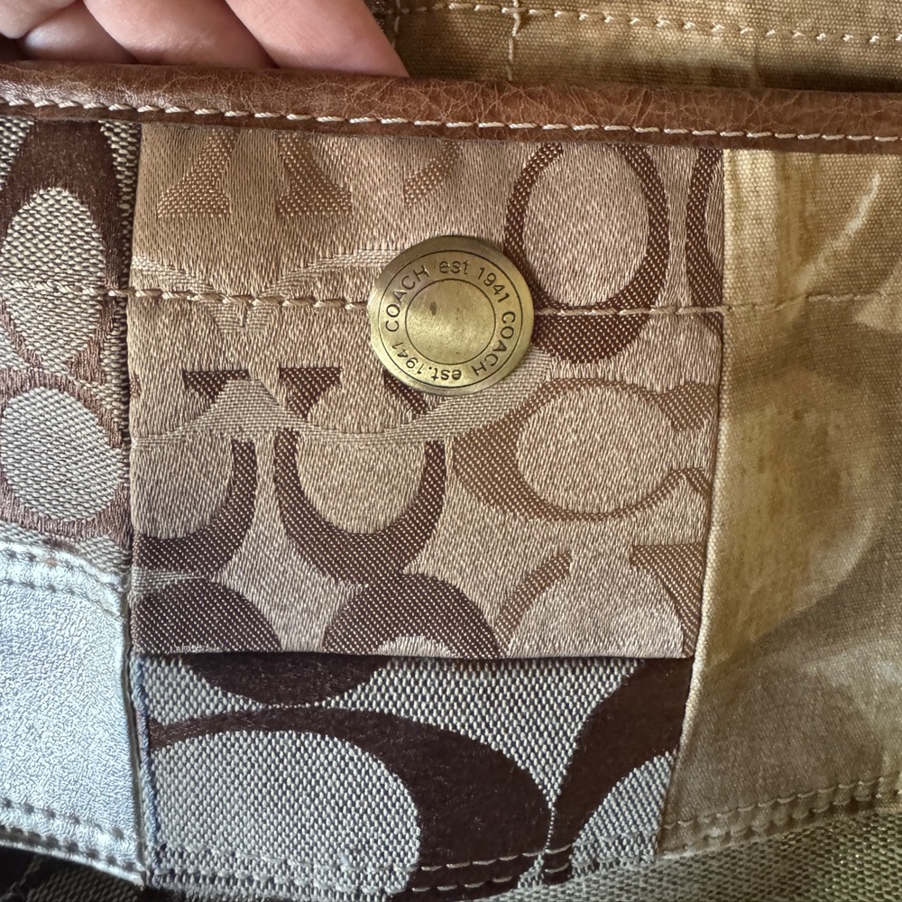 Coach Multicolor Patchwork Bag - image 2